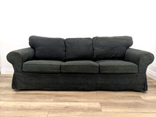 SOFA 3 Seater Dark Grey Fabric