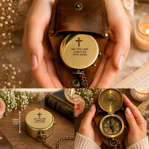 Personalised brass gold - personalised, finish