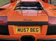 Cherished Number plate Lambo private amg Gts gt rs rr turbo ferrari v8 hog fast 