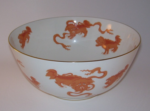 Wedgwood red chinese tigers - chinese,