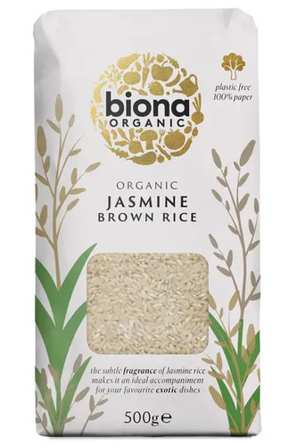 Organic jasmine brown rice - organic,