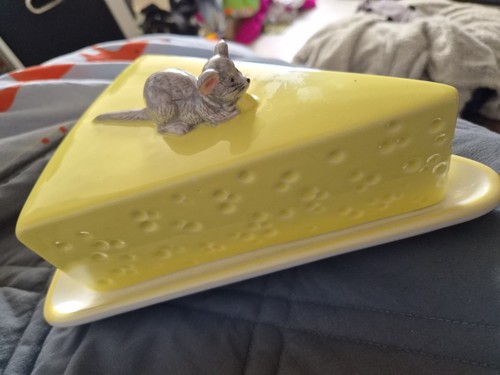 Vintage ceramic kitsch cheese - kitsch,