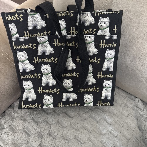Westie scottie canvas tote - canvas,