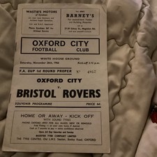 1966/67 Oxford City v Bristol