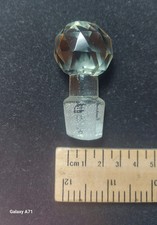 Vintage Glass Bottle Stopper