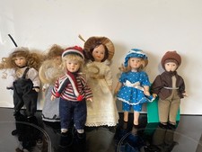 Vintage Porcelain dolls Lot of 6 - De Agostini & Leonardo Collection