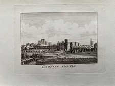 1764 Antique Print; Cardiff