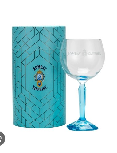Bombay sapphire gin glass - bombay,