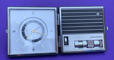 Vintage 1969 Panasonic RC-7878 Travel Clock Radio – Art Deco Style – Please Read
