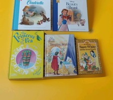 Childrens Classics Book Bundle x5 Beauty And The Beast,Cinderella,Princess & Pea