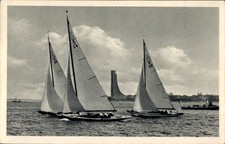 Postcard Keel, Sailboats