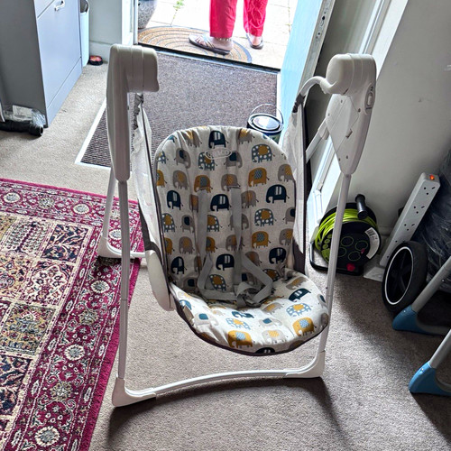 Graco baby swing white frame - graco,