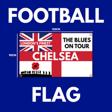 CHELSEA FOOTBALL FLAG -