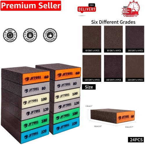 Lightweight 12pcs sandpaper - 12pcs,
