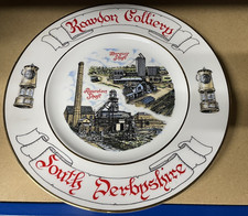 VINTAGE RAWDON COLLIERY SOUTH DERBYSHIRE MINING PLATE FIRST EDITION