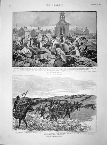 Old antique print 1893 - antique,
