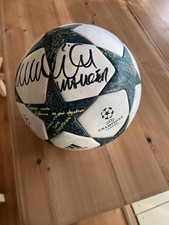 UEFA Champions League Match Ball Used @ Tottenham Hotspur V Monaco & Signed