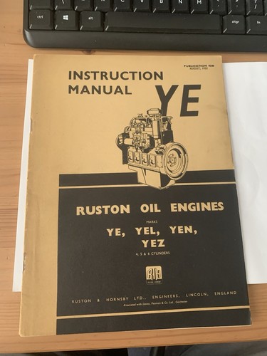 Ruston oil engine instruction - ruston,