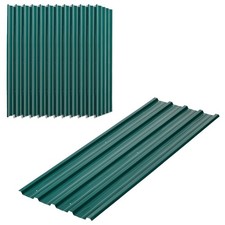 Set of 12 Corrugated Steel