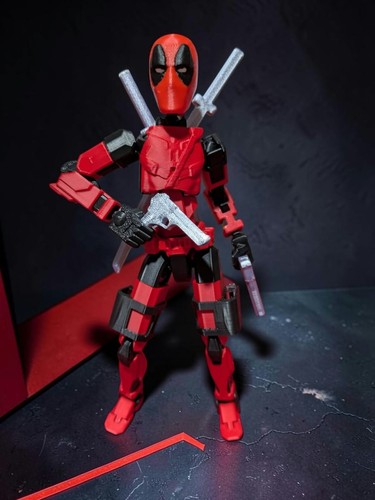 Deadpool red black dummy - deadpool,