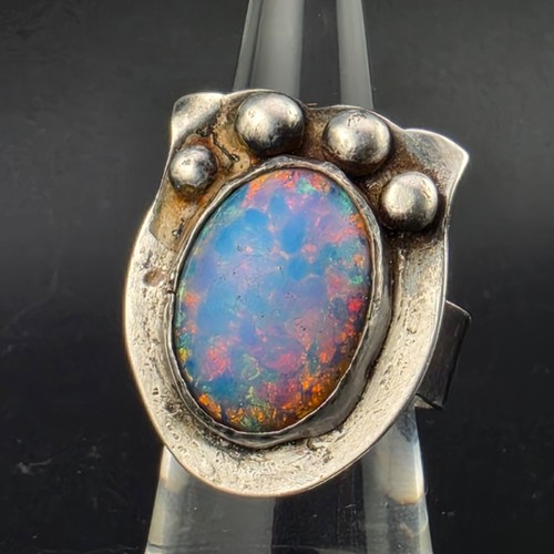 Antique fire opal - antique, dragons