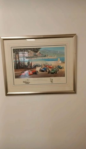 Framed signed tony smith - by,