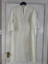 Ladies Kurta cotton Full Sleeves Size 10 New Without Tag cream colour