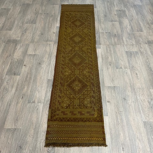 Brown afghan mushwani - afghan, rug