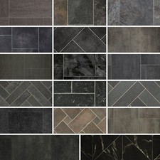 Dark Stone Tile Effect Vinyl