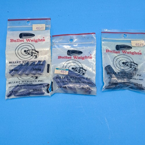 Bullet weights fishing sinkers - fishing,