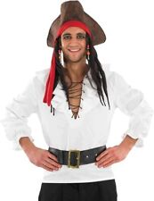 Adult White Ruffle Pirate