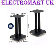 ATLAS LOUDSPEAKER SPEAKER FLOOR STANDS BLACK HEIGHT 40CM 400MM 