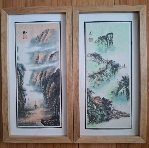 Chinese handpainted - 2x,