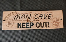 Personalised Man Cave Sign