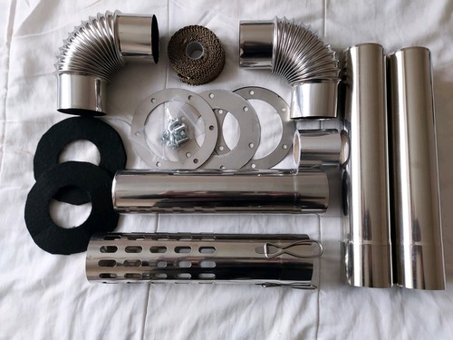 Flue exit kit heavyweight - exit,