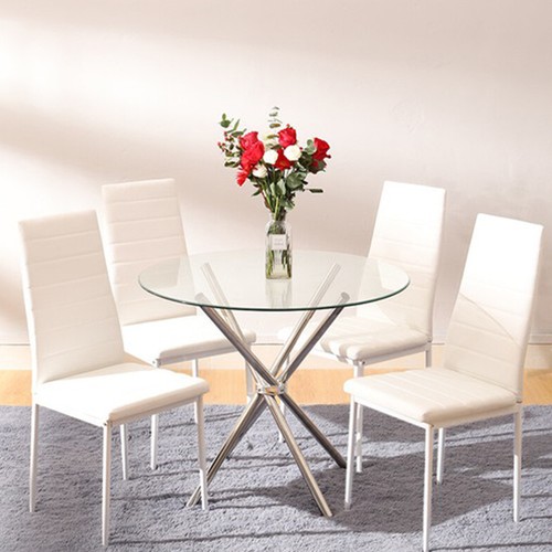 Clear dining table - clear,
