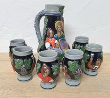 Apple cider wine set carafe