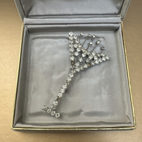 Vintage cocktail glass brooch - vintage,