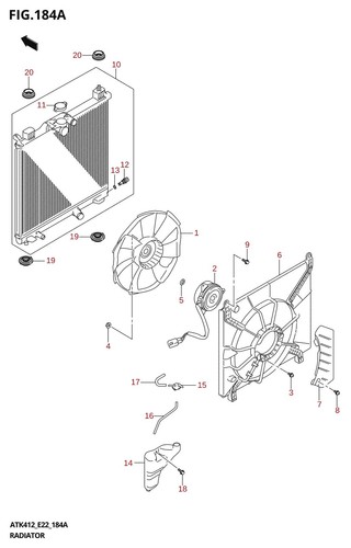 Suzuki genuine heat shield - genuine,
