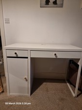 White Ikea Desk