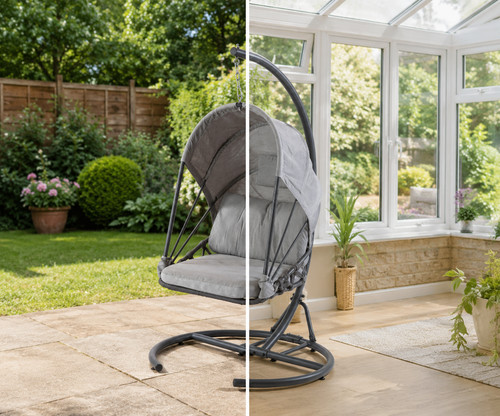 Hanging chair folding padded - hanging,