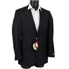 NWT Ozwald Boateng Black Pin Stripe Blazer Sports Jacket 40R