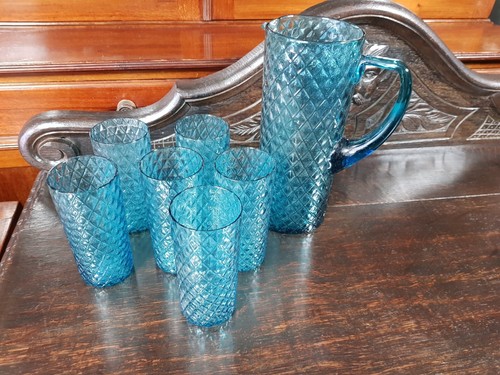 Vintage 1960s turquoise blue - vintage,