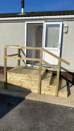 Mobile home large wooden - large,