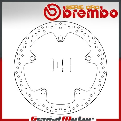 Brake disc fixed - brake, brembo