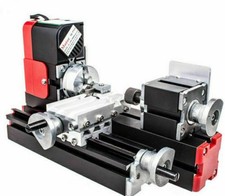 DIY Mini Wood Metal Motorized Lathe Machine Woodworking Turning Tool Kit  *