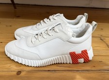Hermes Bouncing Sneakers Men’s UK 8.5 White Orange
