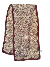 LAURA ASHLEY BURGUNDY BEIGE