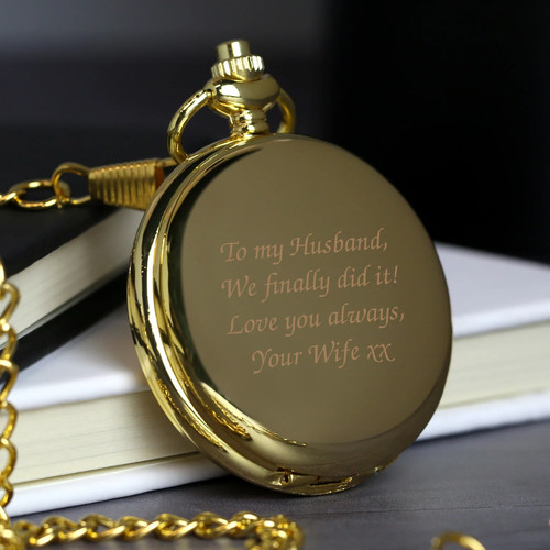 Personalised message gold - message,