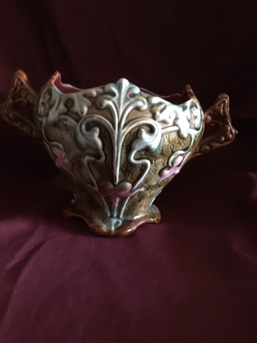 Antique art nouveau majolica - art,